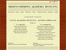 Tablet Screenshot of akademiamuzyczna.info